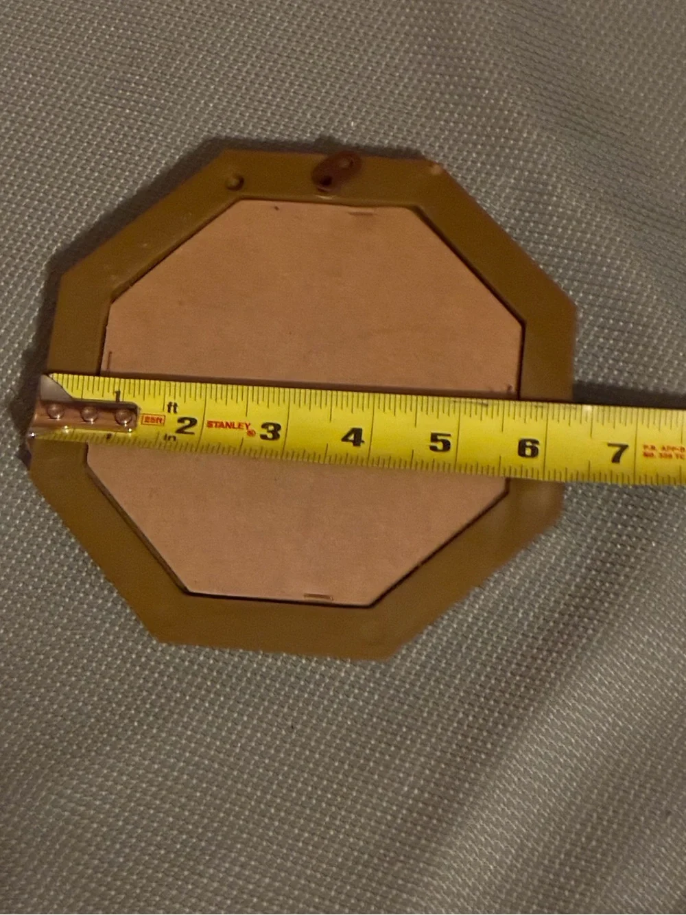 Vintage Set of Geometric Gold-Toned Wall Mirrors